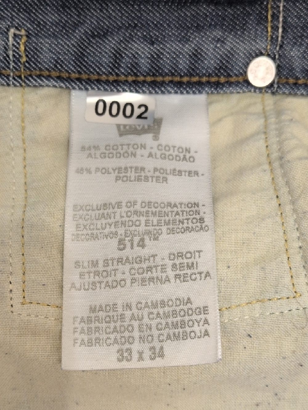 Levi's 514 Slim Straight Jeans in Faded Blue - Picture 13 of 15